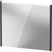 Duravit LED-Spiegel D-Code 2.0 80x70x5cm, 6 W, graph ma, Lichtfeld oben
