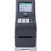 Brother Etikettendrucker TD-2350DSA203, Thermodirektdruck, 203 dpi, 152 mm/s, USB/LAN/Wi-Fi/Bluetooth, 3,5″ Farbdisplay, grau