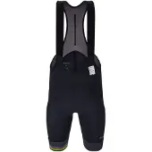Santini Kurze Fahrradhose mit Trägern - UCI RAINBOW 2024 - Schwarz/Regenbogen 3XL