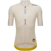 Santini Mj Mont Ventoux Kurzarm-radtrikot Beige M Mann Beige M