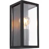 Globo Lighting Außenleuchte Aluminium Druckguss schwarz matt, 1x E27 LED