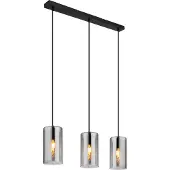 Globo Lighting |Hängeleuchte Metall schwarz matt, 3x E14