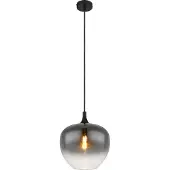 Globo Hängeleuchte Metall schwarz matt, 1x E27