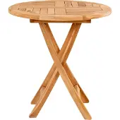 House Nordic Haus Nordic Esstisch Oviedo Teak Rund Ø70cm