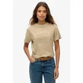 Superdry Emb Core Logo Boxy Loose Kurzarm-t-shirt