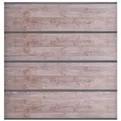 GROEN & JANSSEN Zaun Hauptelement GroJa Premo HPL Stecksystem ohne Pfosten 180 x 180 cm Holzoptik