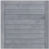 Traumgarten Sichtschutzzaun Holz NEO DESIGN Grau Sichtschutz Lamellenzaun, 89x89 cm
