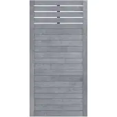 Traumgarten Sichtschutzzaun Holz NEO DESIGN Grau Gitter Sichtschutz Lamellenzaun, 89x179 cm