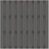 Traumgarten Sichtschutzzaun JUMBO WPC Alu-Design Anthrazit Sichtschutz Lamellenzaun, 179x179 cm