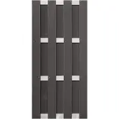 GROEN & JANSSEN Zaun Teilelement GroJa Merano vormontiert ohne Pfosten 84,3 x 180 cm anthrazit