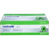 Leukosilk 2,5 cmx9,2 m 12 St Pflaster