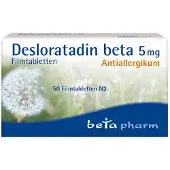 Cetirizin beta Desloratadin beta 5 mg Filmtabletten 50 St