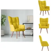 vidaXL Relaxsessel Senfgelb Samt - Sessel