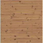 Traumgarten Sichtschutzzaun SYSTEM Rhombus Thermo-Holz Zaunfeld-Set, 178x184 cm