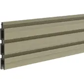 Traumgarten Sichtschutzzaun SYSTEM NEO PLATINUM Einzelprofil taupe-grau