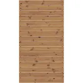 Traumgarten Sichtschutzzaun SYSTEM Rhombus Thermo-Holz Zaunfeld-Set, 90x184 cm