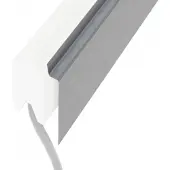 Traumgarten SYSTEM Blende für Lichtleiste einseitig Edelstahl V2A 180 cm