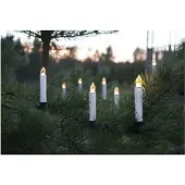 Star Trading LED-Kerzen für Aussen,10 tlg. kabellos , Fernbed.