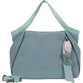 Fritzi aus Preußen Schultertasche Umhängetasche Slouchy Sky Shopper Blue Lime blaugrau