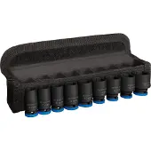 Bosch PRO Impact Socket Set, 1/4", Standard, 9‐tlg.