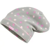 Playshoes Fleece-Beanie in Grau - 49 cm