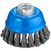 Bosch Accesorios Heavy Metal 75x0.5x125 M M14 Topfbürste Mit Gedrehtem Draht
