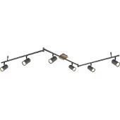 Globo Lighting Strahler Metall Graphit, 6x GU10