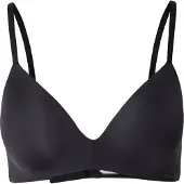 Marc O'Polo Bügelloser BH "Second Skin", Damen, Gr. 80, Cup C, schwarz, Obermaterial: 64% Polyester, 27% Polyamid, 9% Elasthan, unifarben, Basic, bequem, BHs Bügelloser BH, mit tiefem V-Ausschnitt