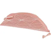 Herlitz 50038602, Weiches Federmäppchen, Baumwolle, Kunstleder (PU), Pink, Weiß, Muster, Reißverschluss, Mädchen