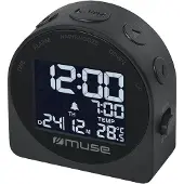 Muse M-09C table clock Digital table clock Round Grey