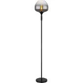 Globo Stehleuchte Metall schwarz matt, 1x E27
