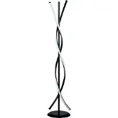 Opviq , Roller Black - White, Stehlampen, Weiß, Aluminium, 25 x 25 x 125 cm