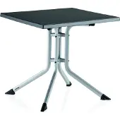 Kettler Boulevard-Klapptisch 80 x 80 cm, silber/ anthrazit, Aluminium/Kettalux