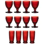 Villeroy & Boch Gläser-Set "Wein- & Longdrinkgläser Boston Coloured 12er Set" Spülmaschinenfest