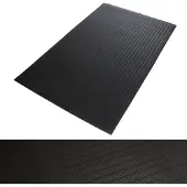 Floordirekt Anti-Ermüdungsmatte Softer-Work-Mat Gerippt Schwarz 60x200 cm