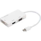 Vivanco ViVanco45283, Mini DisplayPort, VGA + HDMI + DVI, Männlich, Weiblich, Weiß, 240 mm