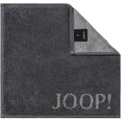 JOOP! Handtücher Classic Doubleface Seifenlappen Anthrazit 30 x 30 cm