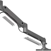 Ergotron Monitorarm LX Pro, für 1 Display bis 34″, neig-/schwenkbar, höhenverstellbar, Tischhalterung, VESA, Metall, dunkelgrau