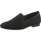 Gabor Stretch Glitter Slipper Schwarz in Gr. 44