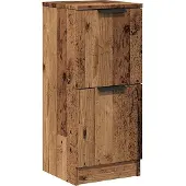 vidaXL Sideboard Altholz-Optik 30x30x70 cm Holzwerkstoff