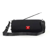 24hShop Tragbarer Bluetooth-Lautsprecher in Schwarz