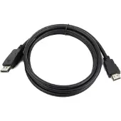 Cablexpert DisplayPort - HDMI, 3m, 3 m, DisplayPort, HDMI Typ A (Standard), Männlich, Männlich, Schwarz