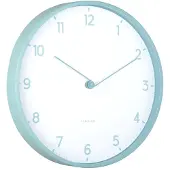 Karlsson - Wanduhr Sencillez - Nebeliges Blau - Ø30cm