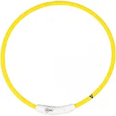 Duvo+ Nylon Dog Led Necklace 65 Cm Golden