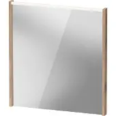 Duravit D-Code Spiegel, LED-Lichtfeld oben, 650x700mm, externer Lichtschalter notwendig, 5 W, DC7076055550000