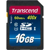 Transcend 16GB SDHC Class 10 UHS-I, 16 GB, SDHC, Klasse 10, NAND, 90 MB/s, Class 1 (U1)