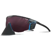 Julbo - Lunettes de soleil - Ultimate Cover Noir/Bleu Reactiv 0-4 High Contrast - schwarz