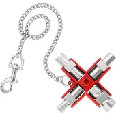 Knipex 00 11 06, Metallisch, Rot, Druckgusszink, 4 Bein(e), 8 Kopf/Köpfe, 7-8 mm, 9-10 mm