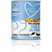 Euro Premium Adult Truthahn mit Thunfisch und Lachs Paté Nassfutter Hund