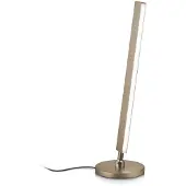 Knapstein LED Tischlampe Kosma, dimmbar, bronze / altmessing, für Wohn- / Esszimmer, Messing, Modern, LED Tischlampe